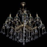 Люстра бронзовая Алфея Малахит №12 шар в Саратове Люстра бронзовая Алфея Малахит №12 шар в Саратове