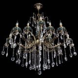 Люстра бронзовая Алфея Малахит №12 звездочка в Саратове Люстра бронзовая Алфея Малахит №12 звездочка в Саратове