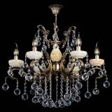 Люстра бронзовая Алфея Оникс №6/2 шар в Саратове