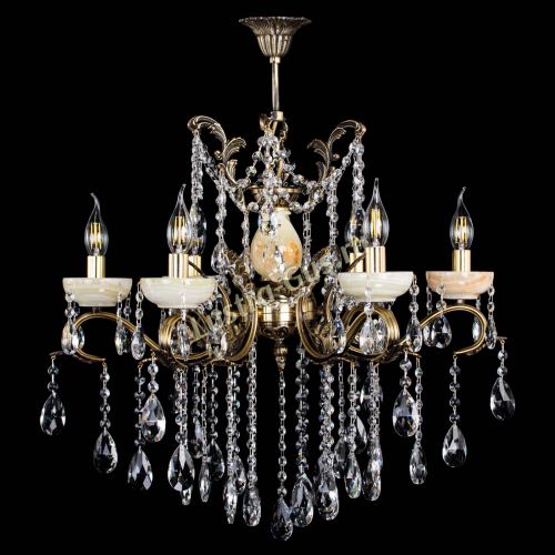 Люстра бронзовая Алфея Оникс №6 журавлик в Саратове Гусь Хрустальный