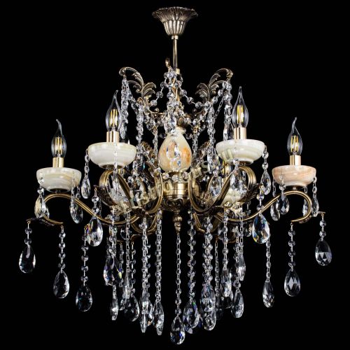 Люстра бронзовая Алфея Оникс №6 журавлик в Саратове Гусь Хрустальный