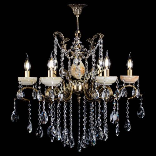 Люстра бронзовая Алфея Оникс №6 звездочка в Саратове Гусь Хрустальный