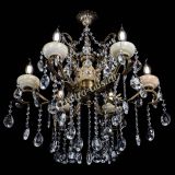 Люстра бронзовая Алфея Оникс №6 звездочка в Саратове