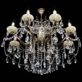 Люстра бронзовая Алфея Оникс №8 звездочка в Саратове