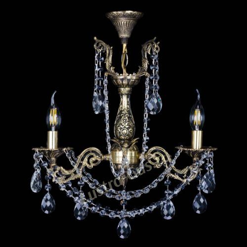 Бронзовая люстра Ариадна №2 Баден в Саратове Гусь Хрустальный