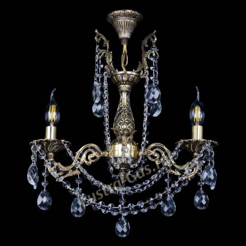 Бронзовая люстра Ариадна №2 Баден в Саратове Гусь Хрустальный