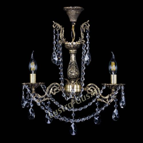 Бронзовая люстра Ариадна №2 Лучик в Саратове Гусь Хрустальный