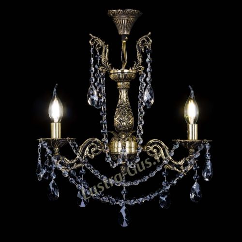 Бронзовая люстра Ариадна №2 Лучик в Саратове Гусь Хрустальный
