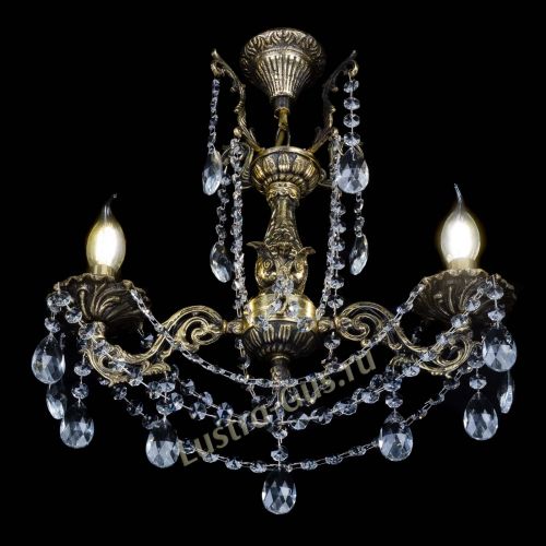 Бронзовая люстра Ариадна №2 Журавлик в Саратове Гусь Хрустальный