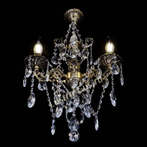 Люстра бронзовая Ариадна №3 Баден в Саратове Гусь Хрустальный