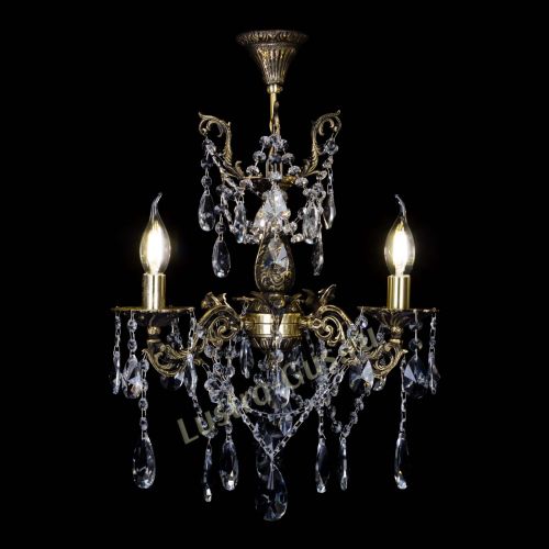 Бронзовая люстра Ариадна №3 Лучик в Саратове Гусь Хрустальный