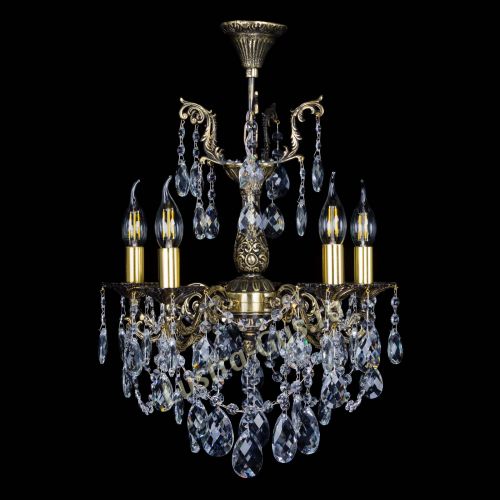 Бронзовая люстра Ариадна №5 Баден в Саратове Гусь Хрустальный