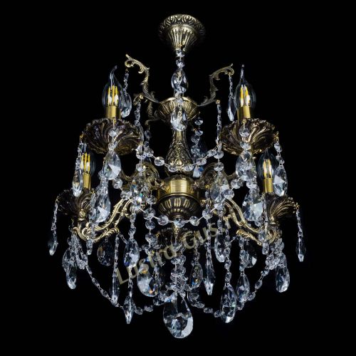 Бронзовая люстра Ариадна №5 Лучик в Саратове Гусь Хрустальный