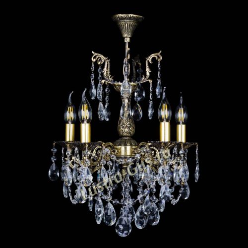 Бронзовая люстра Ариадна №5 Журавлик в Саратове Гусь Хрустальный