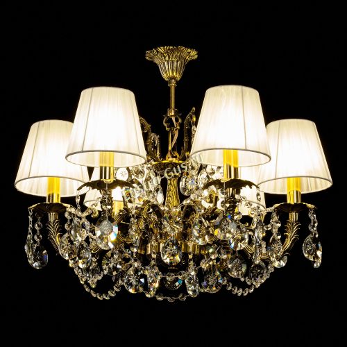 Бронзовая люстра Артемида №2 Прованс в Саратове Гусь Хрустальный