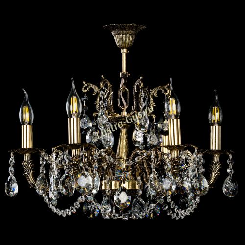 Люстра бронзовая Артемида №2 в Саратове Гусь Хрустальный