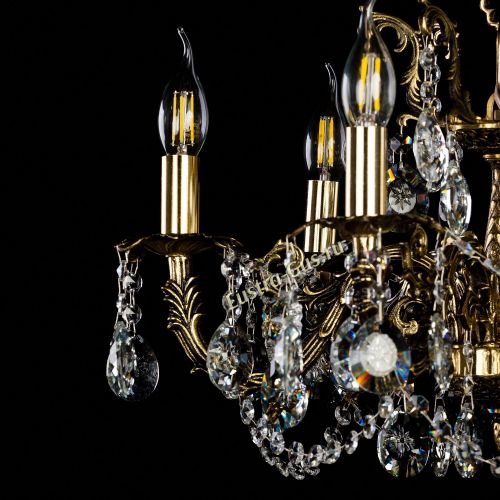 Люстра бронзовая Артемида №2 в Саратове Гусь Хрустальный