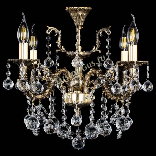 Люстра бронзовая Артемида №4 шар в Саратове Гусь Хрустальный