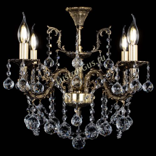 Люстра бронзовая Артемида №4 шар в Саратове Гусь Хрустальный