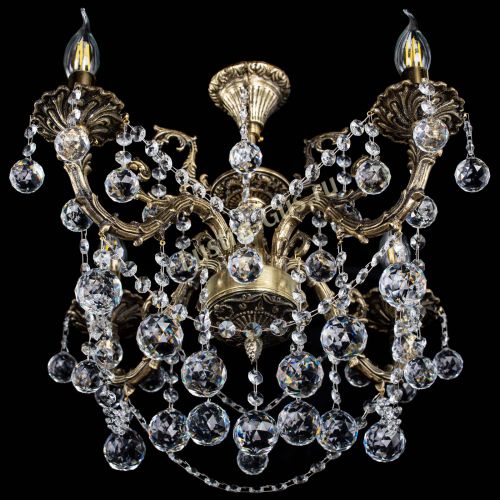 Люстра бронзовая Артемида №4 шар в Саратове Гусь Хрустальный