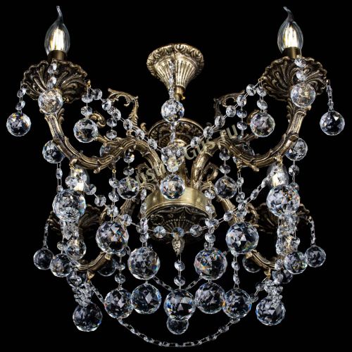 Люстра бронзовая Артемида №4 шар в Саратове Гусь Хрустальный