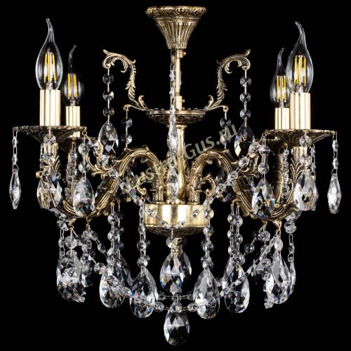 Люстра бронзовая Артемида №4 журавлик в Саратове Гусь Хрустальный