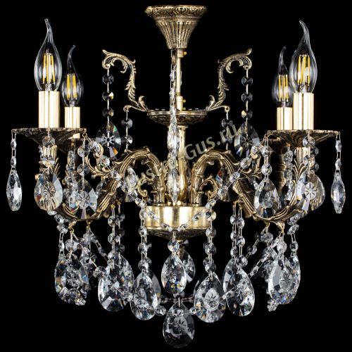 Люстра бронзовая Артемида №4 звезда в Саратове Гусь Хрустальный