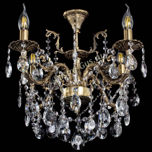 Люстра бронзовая Артемида №4 звезда в Саратове Гусь Хрустальный