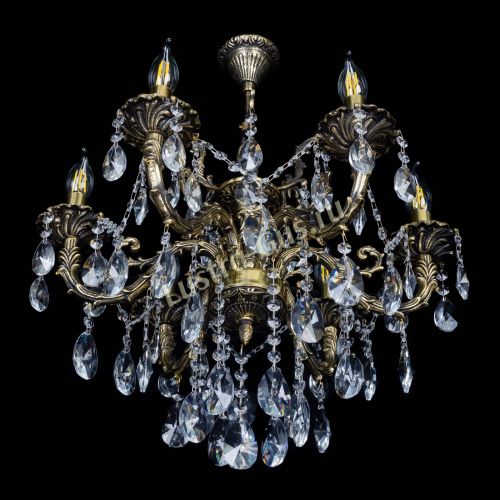 Бронзовая люстра Артемида №6 лучик в Саратове Гусь Хрустальный