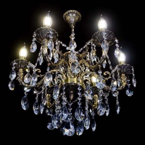 Бронзовая люстра Артемида №6 лучик в Саратове Гусь Хрустальный