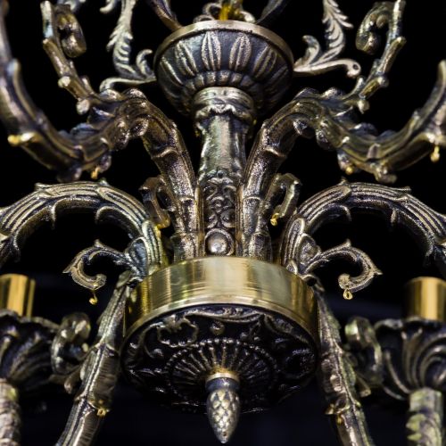 Бронзовая люстра Артемида №6 баден в Саратове Гусь Хрустальный