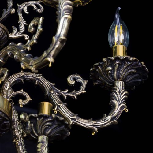 Бронзовая люстра Артемида №6 баден в Саратове Гусь Хрустальный