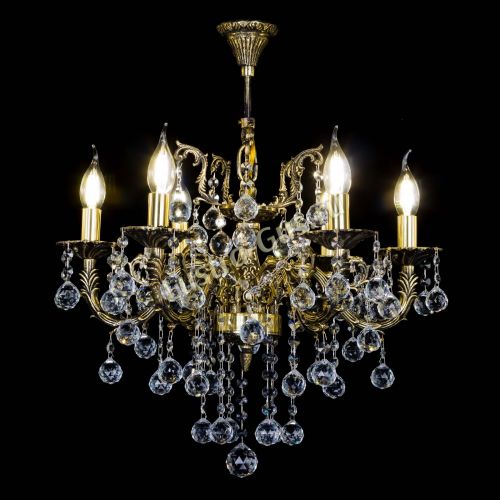 Бронзовая люстра Артемида №6 шар в Саратове Гусь Хрустальный