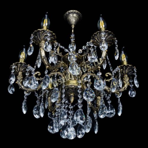 Бронзовая люстра Артемида №6 журавлик в Саратове Гусь Хрустальный