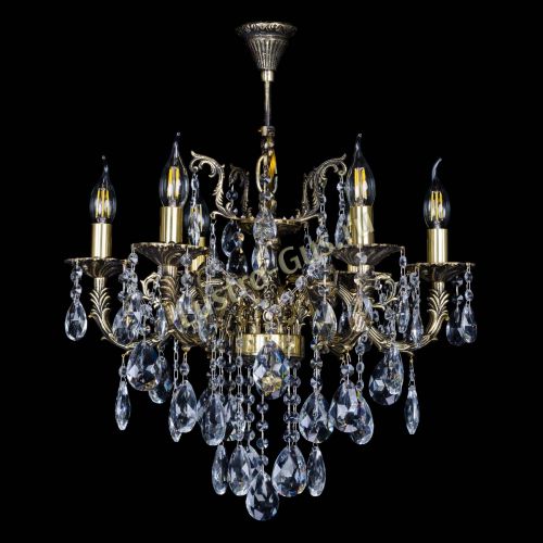 Бронзовая люстра Артемида №6 журавлик в Саратове Гусь Хрустальный