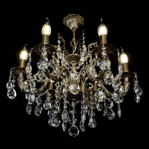 Бронзовая люстра Артемида в Саратове Гусь Хрустальный