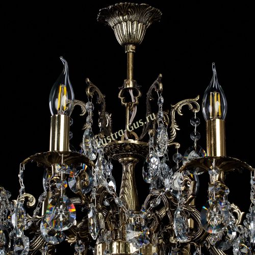 Бронзовая люстра Артемида в Саратове Гусь Хрустальный
