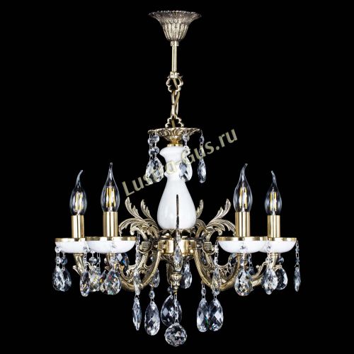 Люстра бронзовая Атланта из мрамора Баден №5/1 в Саратове Гусь Хрустальный