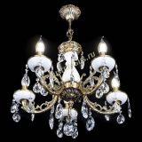 Люстра бронзовая Атланта из мрамора Баден №5/1 в Саратове