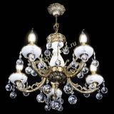 Люстра бронзовая Атланта из мрамора №5/1 Шар в Саратове