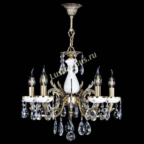 Люстра бронзовая Атланта из мрамора №5/1 Журавлик в Саратове Гусь Хрустальный