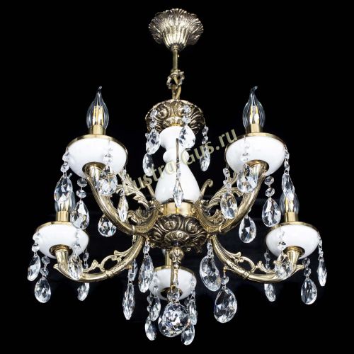 Люстра бронзовая Атланта из мрамора №5/1 Журавлик в Саратове Гусь Хрустальный