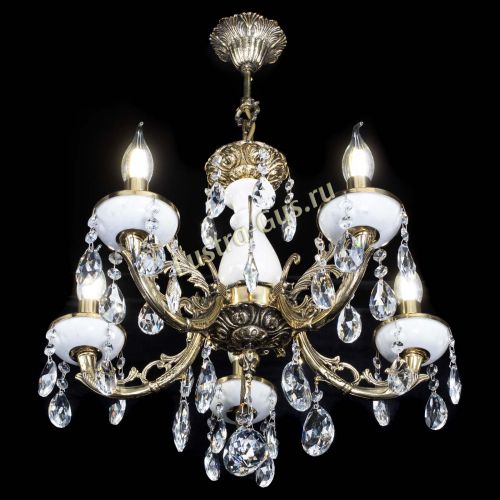 Люстра бронзовая Атланта из мрамора №5/1 Журавлик в Саратове Гусь Хрустальный