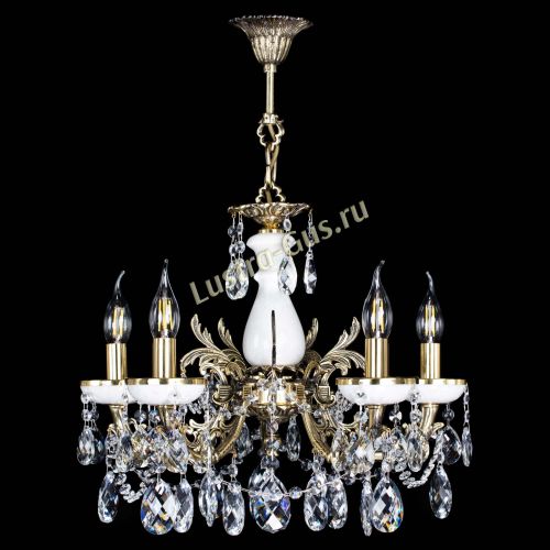 Люстра бронзовая Атланта из мрамора Баден №5/3 в Саратове Гусь Хрустальный