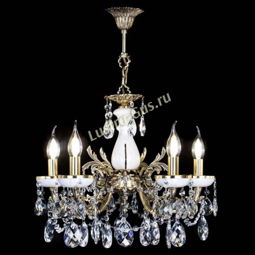 Люстра бронзовая Атланта из мрамора Баден №5/3 в Саратове Гусь Хрустальный