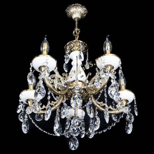 Люстра бронзовая Атланта из мрамора Баден №5/3 в Саратове Гусь Хрустальный