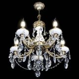 Люстра бронзовая Атланта из мрамора Баден №5/3 в Саратове