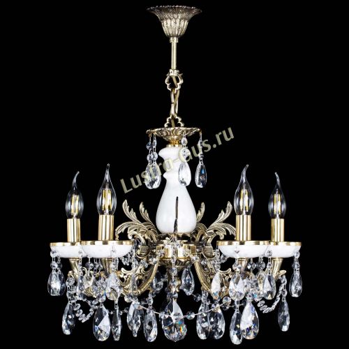 Люстра бронзовая Атланта из мрамора №5/3 Лучик в Саратове Гусь Хрустальный