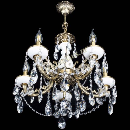 Люстра бронзовая Атланта из мрамора №5/3 Лучик в Саратове Гусь Хрустальный