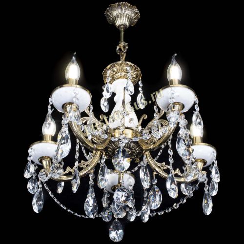 Люстра бронзовая Атланта из мрамора №5/3 Лучик в Саратове Гусь Хрустальный